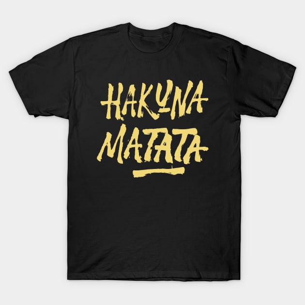 hakuna matata T-Shirt by Tintakarya